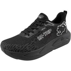 New SK-Trip Men Size 12 Black Mesh Barefoot Wide Toe Box Zero Drop Walking Shoes